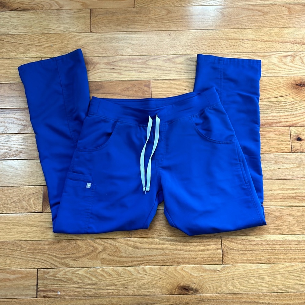 Figs made blue medium pants
